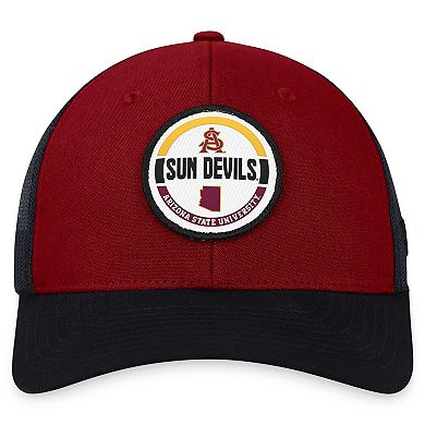 Men's Top of the World Maroon Arizona State Sun Devils Trey Trucker Adjustable Hat