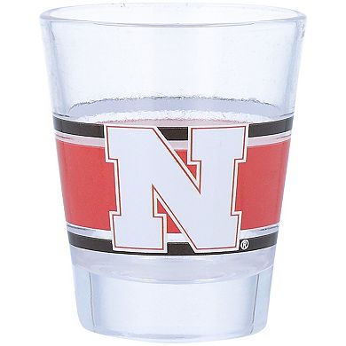 Nebraska Huskers 2oz. Stripe Shot Glass
