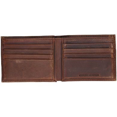 Brown Philadelphia Eagles Bifold Leather Wallet