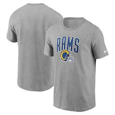 Men's Nike Heathered Gray Los Angeles Rams Team Athletic T-Shirt