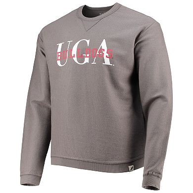 Men's League Collegiate Wear Charcoal Georgia Bulldogs Timber Pullover Sweatshirt