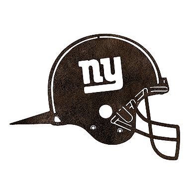 New York Giants Metal Garden Art Helmet Spike