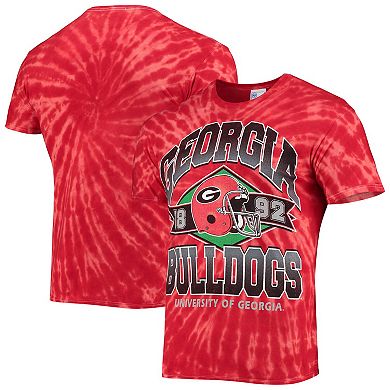Men's '47 Red Georgia Bulldogs Brickhouse Vintage Tubular Tie-Dye T-Shirt