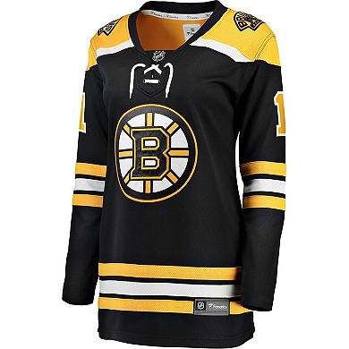 Women's Fanatics Branded Jeremy Swayman Black Boston Bruins 2017/18 Home Breakaway Jersey