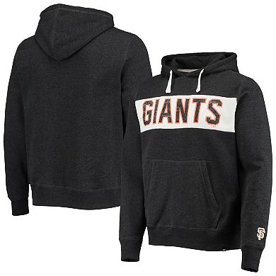 Men's '47 Black San Francisco Giants Team Pullover Hoodie