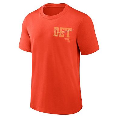 Men's Nike Orange Detroit Tigers Statement Game Over T-Shirt