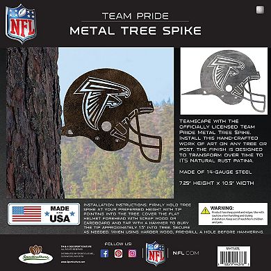 Atlanta Falcons Metal Garden Art Helmet Spike