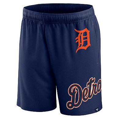 Men's Fanatics Branded  Navy Detroit Tigers Clincher Mesh Shorts