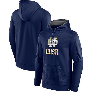 Men's Fanatics Branded Navy Notre Dame Fighting Irish On The Ball Pullover Hoodie