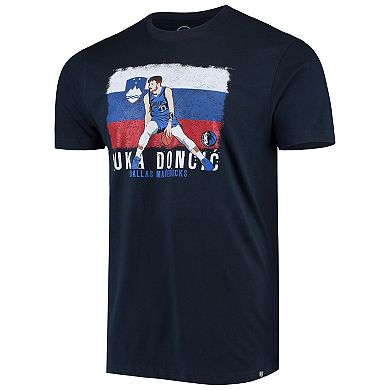Men's Luka Doncic Navy Dallas Mavericks Player Graphic T-Shirt