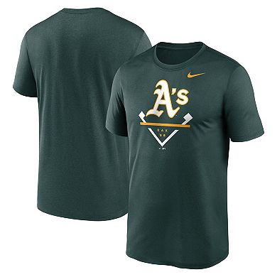 Men's Nike Green Oakland Athletics Icon Legend Performance T-Shirt