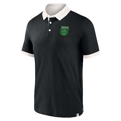 Men's Fanatics Branded Black Austin FC Second Period Polo Shirt