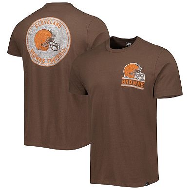 Men's '47 Brown Cleveland Browns Open Field Franklin T-Shirt