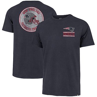 Men's '47 Navy New England Patriots Open Field Franklin T-Shirt