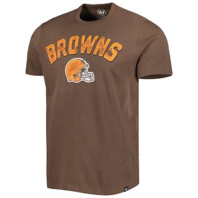 Men's '47 Brown Cleveland Browns All Arch Franklin T-Shirt