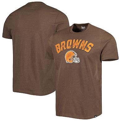 Men's '47 Brown Cleveland Browns All Arch Franklin T-Shirt
