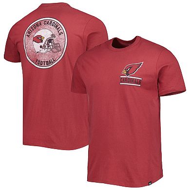 Men's '47 Cardinal Arizona Cardinals Open Field Franklin T-Shirt