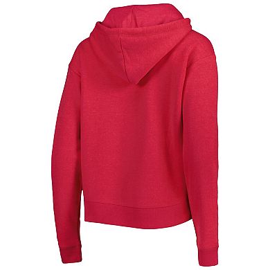 Women's '47 Red Tampa Bay Buccaneers Color Rise Kennedy Notch Neck Pullover Hoodie