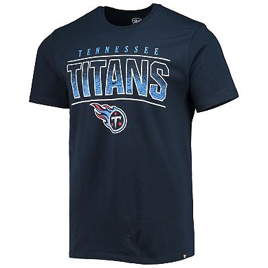Men's '47 Navy Tennessee Titans Team Super Rival T-Shirt