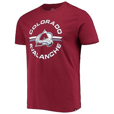 Men's '47 Burgundy Colorado Avalanche Assist Super Rival T-Shirt