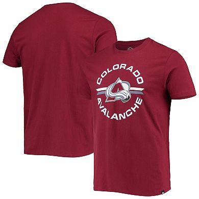 Men's '47 Burgundy Colorado Avalanche Assist Super Rival T-Shirt