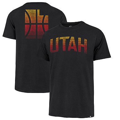 Men's '47 Black Utah Jazz 2021/22 City Edition MVP Franklin T-Shirt