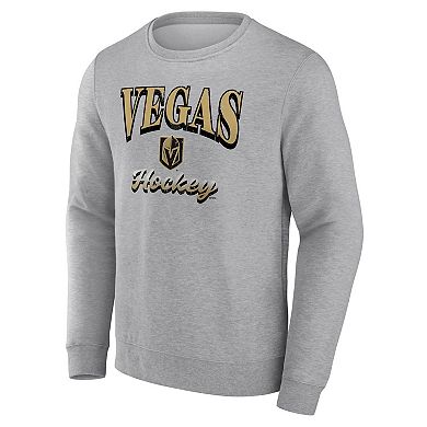 Men's Fanatics Branded Heather Gray Vegas Golden Knights Special Edition 2.0 Pullover Sweatshirt