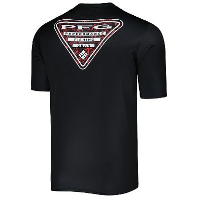 Men's Columbia Black Georgia Bulldogs Terminal Tackle Omni-Shade T-Shirt