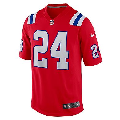 Men's Nike Ty Law Red New England Patriots Retired Player Alternate Game Jersey