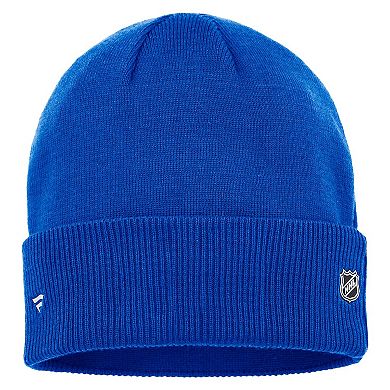 Men's Fanatics Branded Blue St. Louis Blues Authentic Pro Road Cuffed Knit Hat