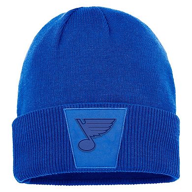 Men's Fanatics Branded Blue St. Louis Blues Authentic Pro Road Cuffed Knit Hat