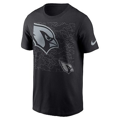 Men's Nike Black Arizona Cardinals RFLCTV T-Shirt