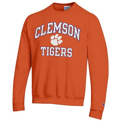 Men's Champion Orange Clemson Tigers High Motor Pullover Sweatshirt