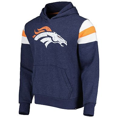 Men's '47 Navy Denver Broncos Premier Nico Pullover Hoodie