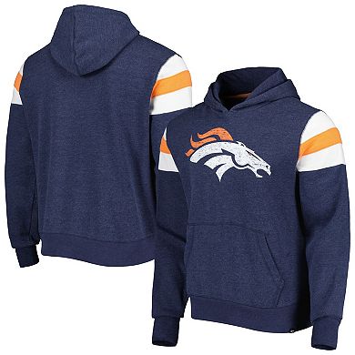 Men's '47 Navy Denver Broncos Premier Nico Pullover Hoodie