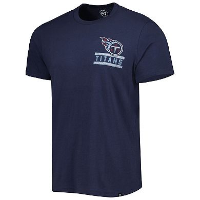 Men's '47 Navy Tennessee Titans Open Field Franklin T-Shirt