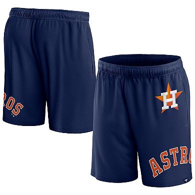 Men's Fanatics Branded  Navy Houston Astros Clincher Mesh Shorts