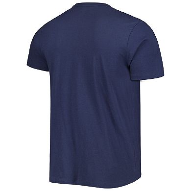 Men's '47 Navy Denver Broncos All Arch Franklin T-Shirt
