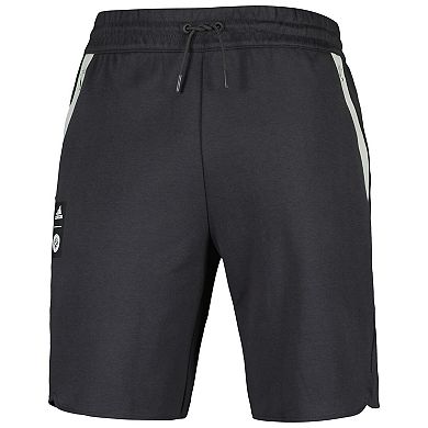 Men's adidas Black New England Revolution 2023 Player Travel Shorts