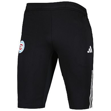 Men's adidas Black Chicago Fire 2023 On-Field Training AEROREADY Half Pants
