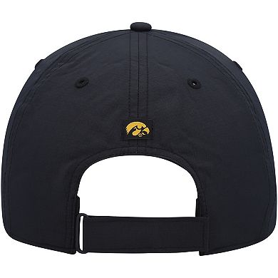 Men's '47  Black Iowa Hawkeyes Microburst Clean Up Adjustable Hat