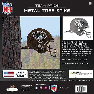 Jacksonville Jaguars Metal Garden Art Helmet Spike