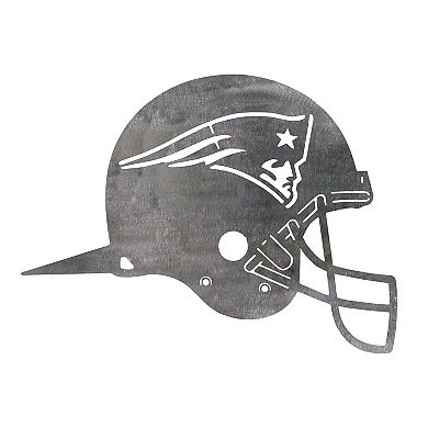 New England Patriots Metal Garden Art Helmet Spike