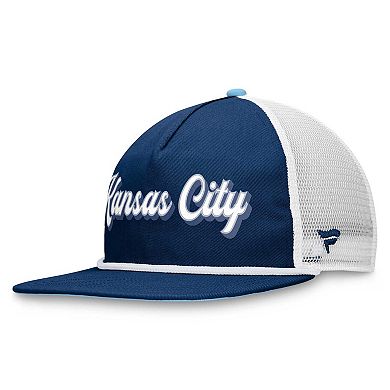 Men's Fanatics Branded Navy/White Sporting Kansas City True Classic Golf Snapback Hat