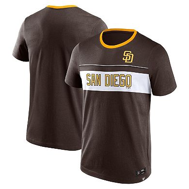 Men's Fanatics Branded Brown San Diego Padres Claim The Win T-Shirt