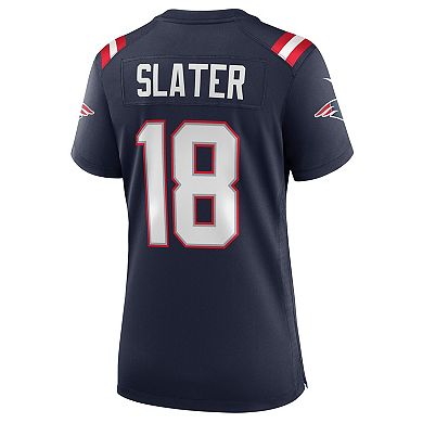 Women's Nike Matthew Slater Navy New England Patriots Game Jersey