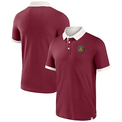 Men's Fanatics Branded Red Atlanta United FC Second Period Polo Shirt