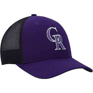 Men's '47 Purple Colorado Rockies Secondary Trucker Snapback Hat