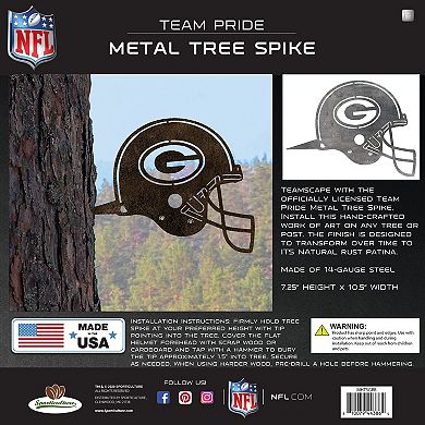 Green Bay Packers Metal Garden Art Helmet Spike