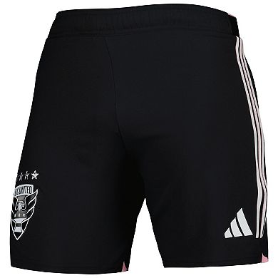 Men's adidas Black D.C. United 2023 Away AEROREADY Authentic Shorts